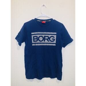 Bjorn Borg Men’s Blue Short Sleeved T-Shirt Small